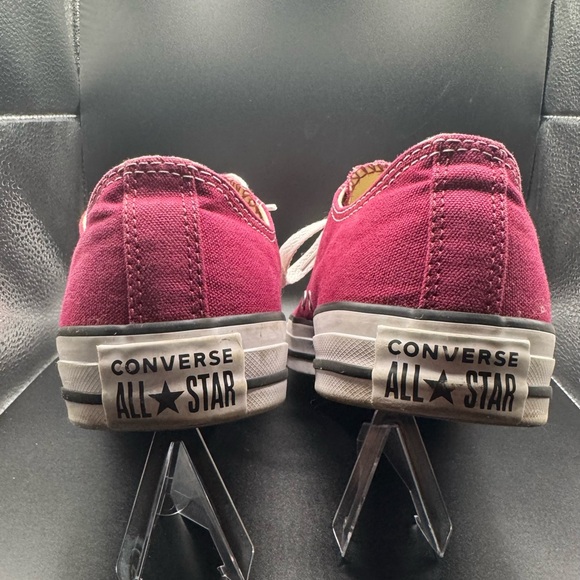 Converse All Star Low Top Sneakers – Burgundy Canvas – Women’s - Picture 5 of 7